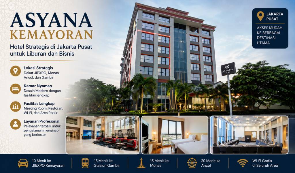 Asyana Kemayoran: Hotel Strategis di Jakarta Pusat untuk Liburan dan Bisnis