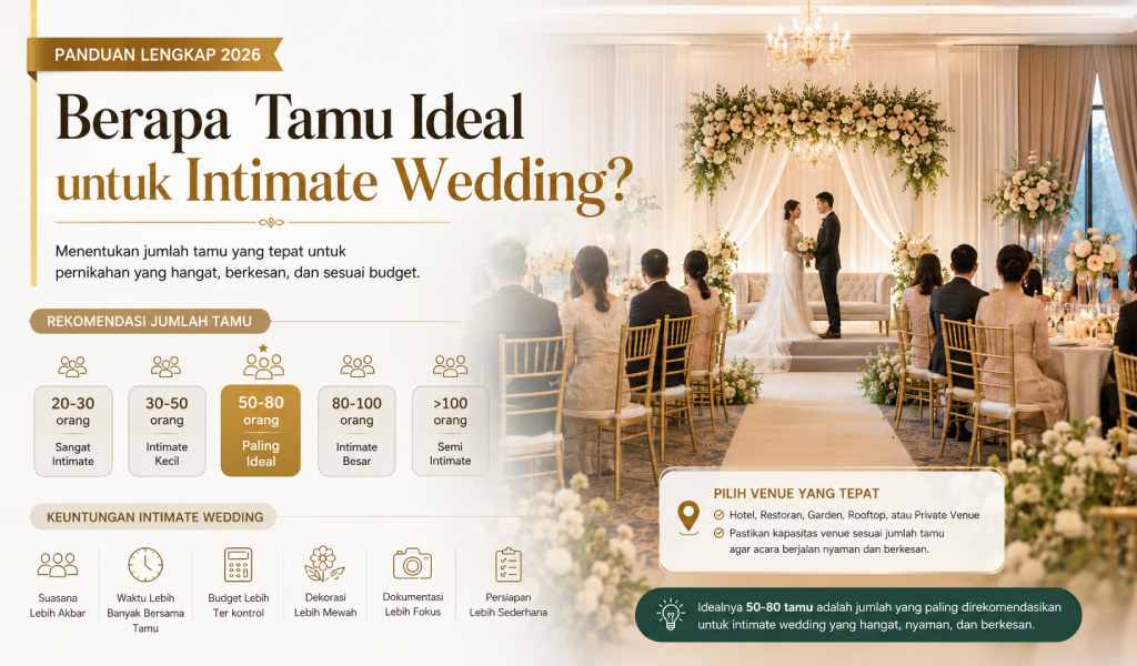 Berapa Tamu Ideal untuk Intimate Wedding? Ini Jumlah yang Paling Direkomendasikan