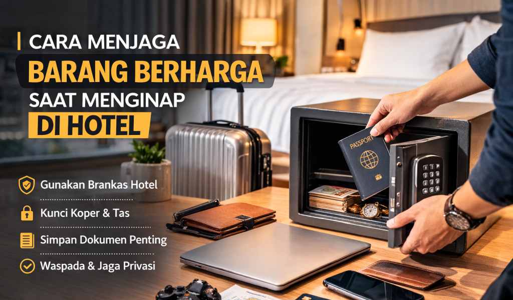 Cara Menjaga Barang Berharga Saat Menginap di Hotel