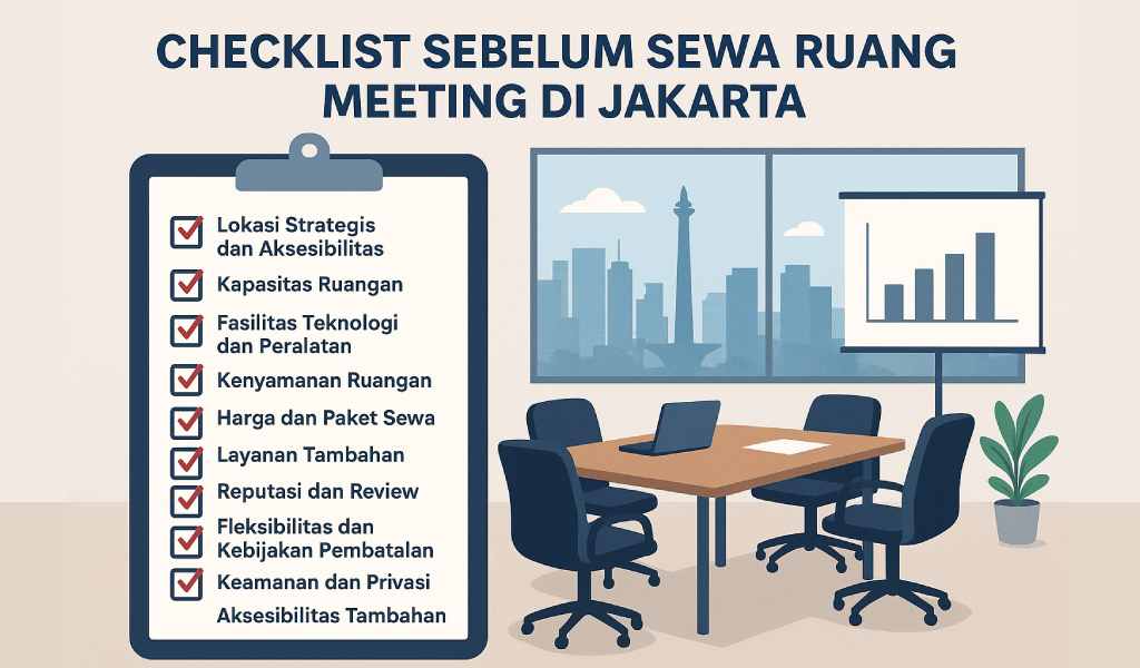 Checklist Sebelum Sewa Ruang Meeting di Jakarta